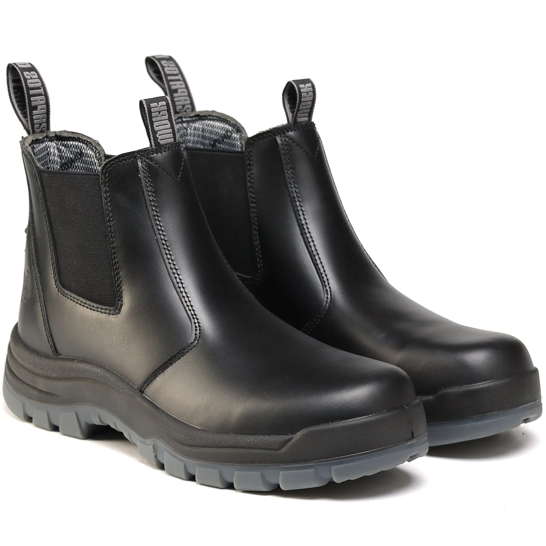 80N05 Soft Toe 6" Waterproof Mens Work Boots, Non-Slip Puncture-Proof Safety Anti-Static Working Shoes