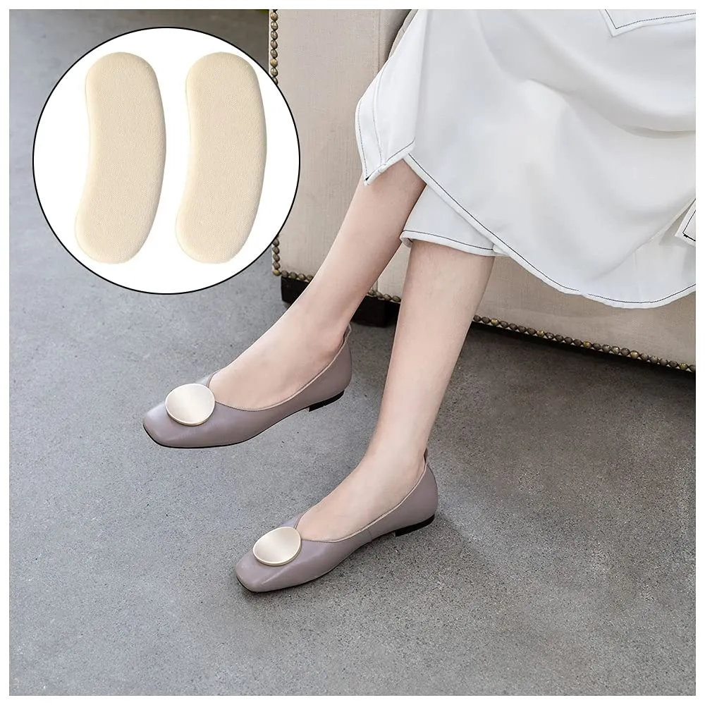 9 Pairs Snug Heel Pads Sponge Heel Grip Inserts Self Adhesive Non Slip Heel Cushions for Shoes Too Big and Foot Care