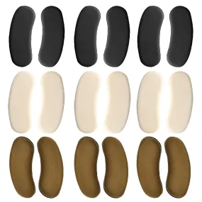 9 Pairs Snug Heel Pads Sponge Heel Grip Inserts Self Adhesive Non Slip Heel Cushions for Shoes Too Big and Foot Care
