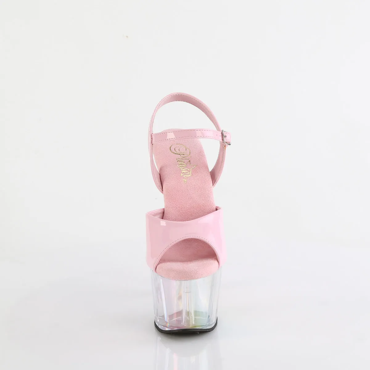 ADORE-709HT Pleaser Baby Pink Hologram Sexy Platform Shoes (Pole Dancing Heels)