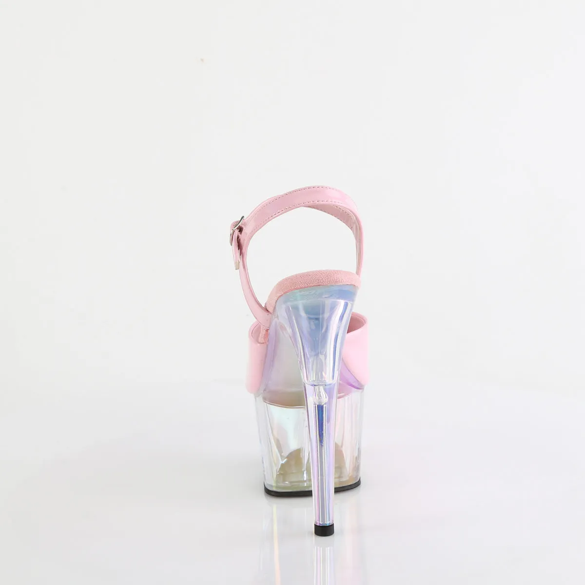 ADORE-709HT Pleaser Baby Pink Hologram Sexy Platform Shoes (Pole Dancing Heels)