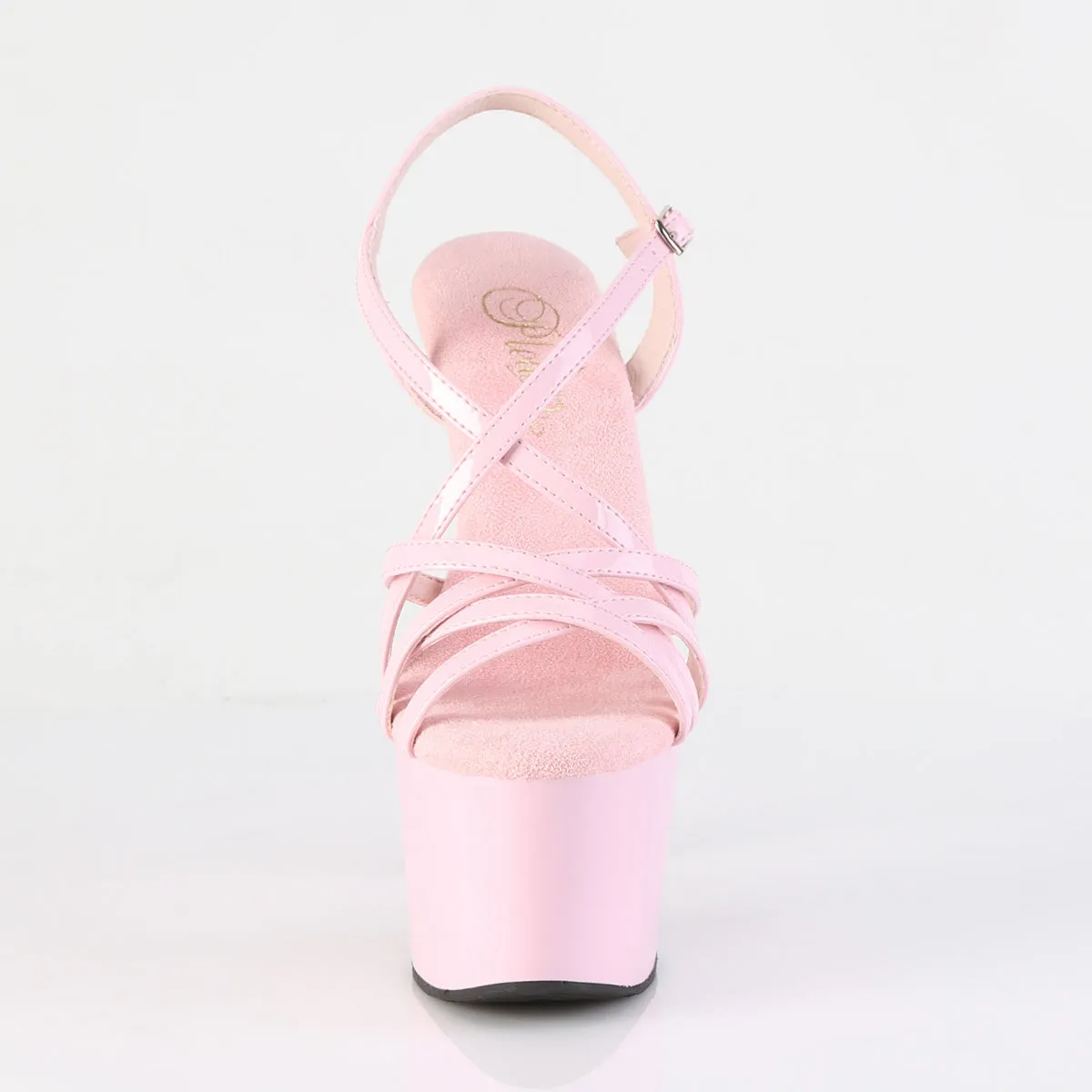 ADORE-713 Pleaser Baby Pink Patent Sexy Platform Shoes (Pole Dancing Heels)