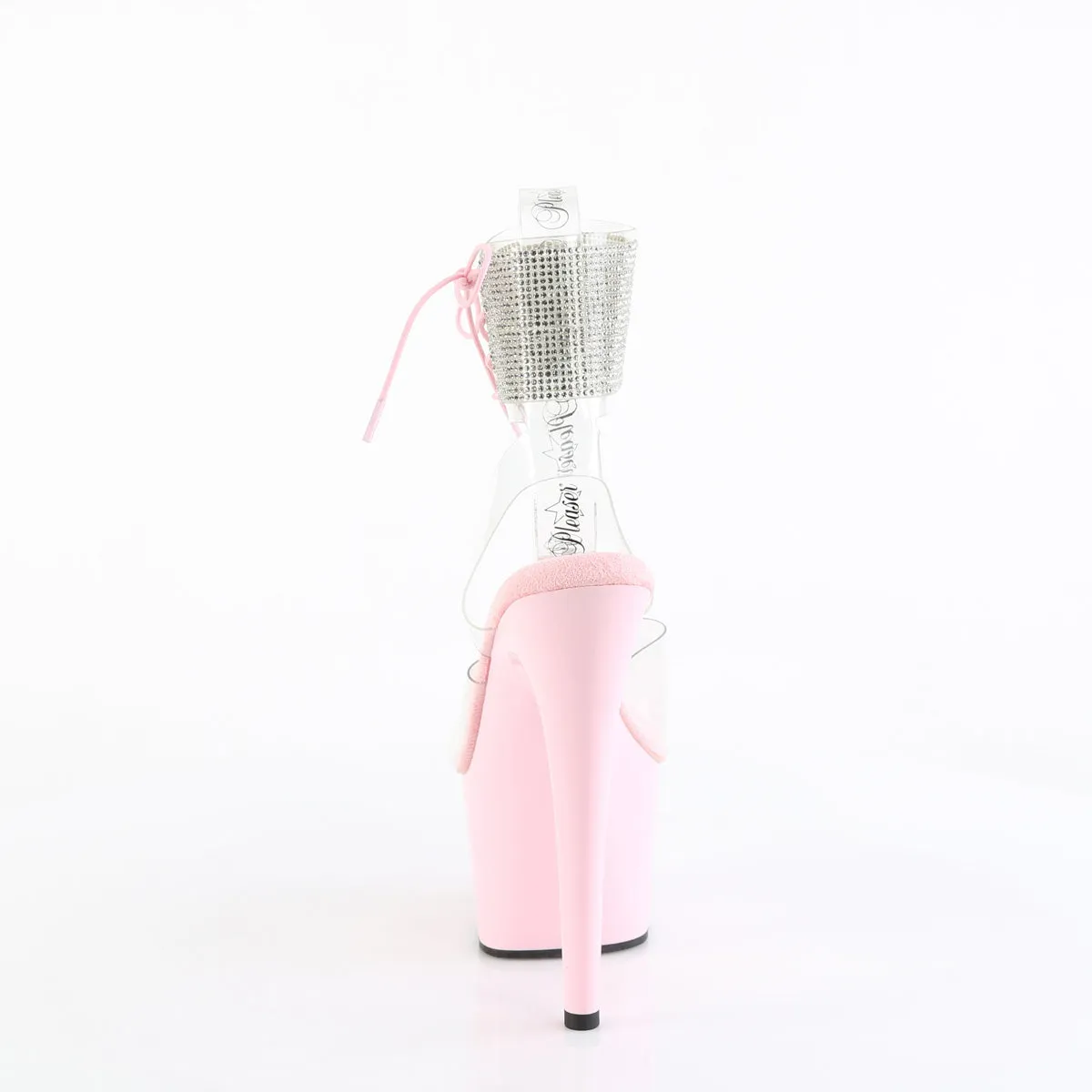 ADORE-791-2RS Pleaser Clear/Baby Pink Sexy Platform Shoes (Pole Dancing Heels)