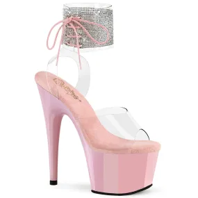 ADORE-791-2RS Pleaser Clear/Baby Pink Sexy Platform Shoes (Pole Dancing Heels)
