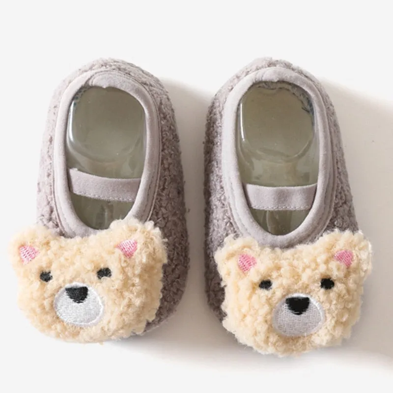 Baby Boys Girls Warm Anti-slip Floor Socks First Walker