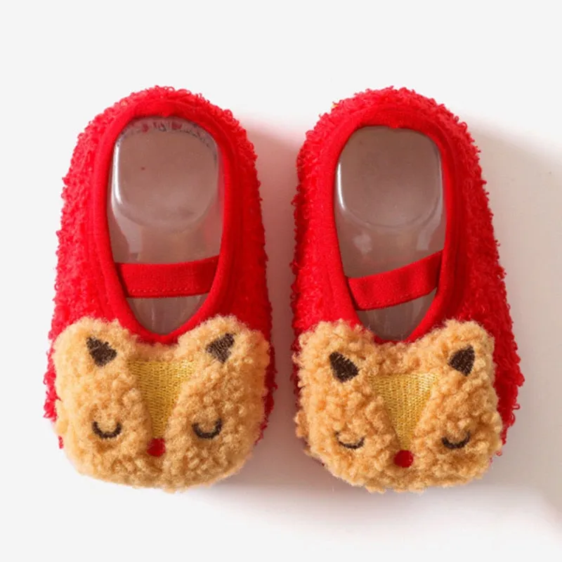 Baby Boys Girls Warm Anti-slip Floor Socks First Walker