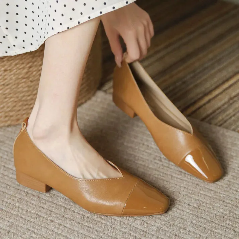 binfenxie  -  Women Brand Ballet Green Red Flats 2024 New Fashion Pregnant Women's Flat Shoes Casual Women's Soft Dress Shoes Mujer
