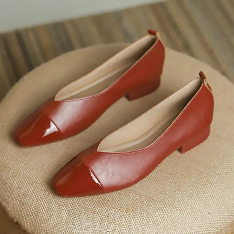 binfenxie  -  Women Brand Ballet Green Red Flats 2024 New Fashion Pregnant Women's Flat Shoes Casual Women's Soft Dress Shoes Mujer