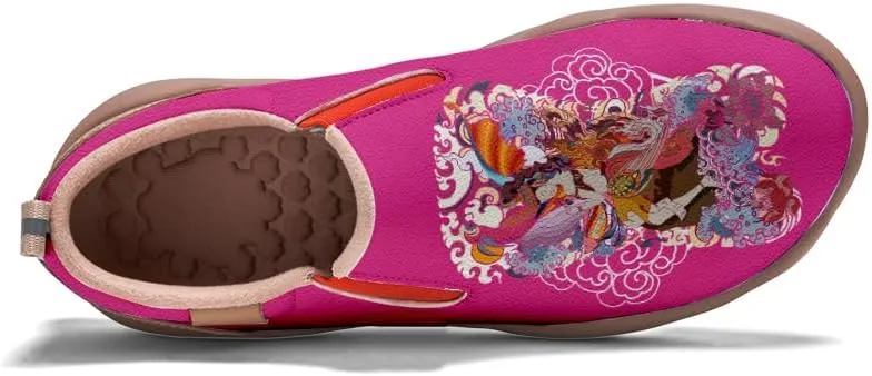 Boys Girls Shoes Kid's Slip On Loafers Lightweight Soft Sole Anti-Slip Sneakers Art Painted Walking Travel Shoes