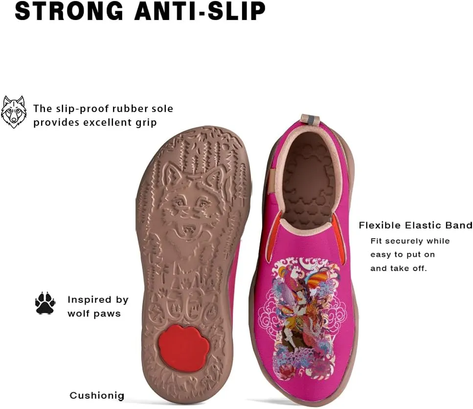 Boys Girls Shoes Kid's Slip On Loafers Lightweight Soft Sole Anti-Slip Sneakers Art Painted Walking Travel Shoes