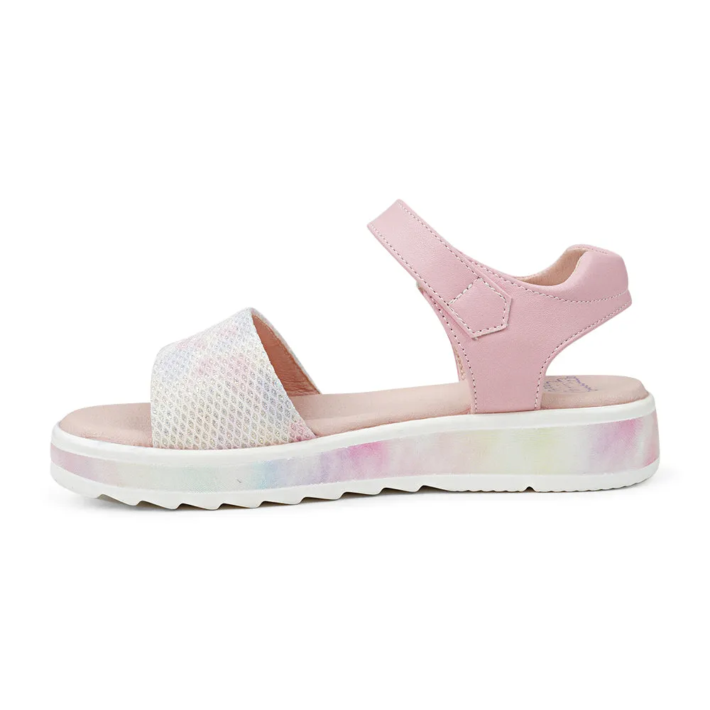 BubbleGummers RAINBOW Belt Sandal for Little Girls