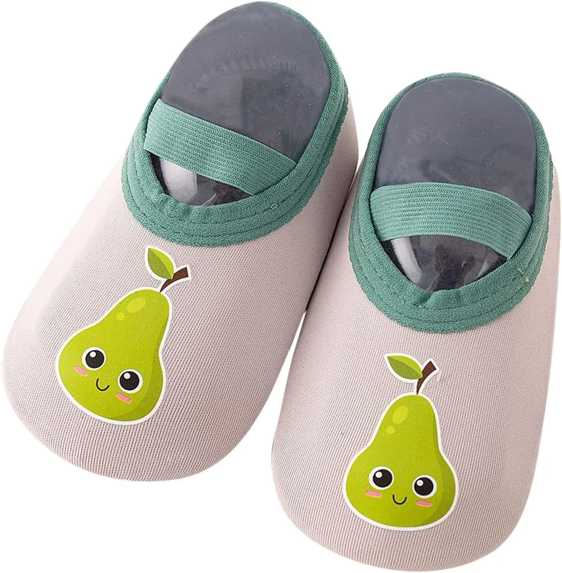 Children Infant Infant Shoes Spring and Summer Boys and Girls Flat Bottoms Slip On Soft Comfortable Simple Design Cartoon Fruit Pattern Footy Shoes for Girls