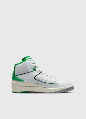 Children's Air Jordan 2 Retro 'Lucky Green' Sneakers