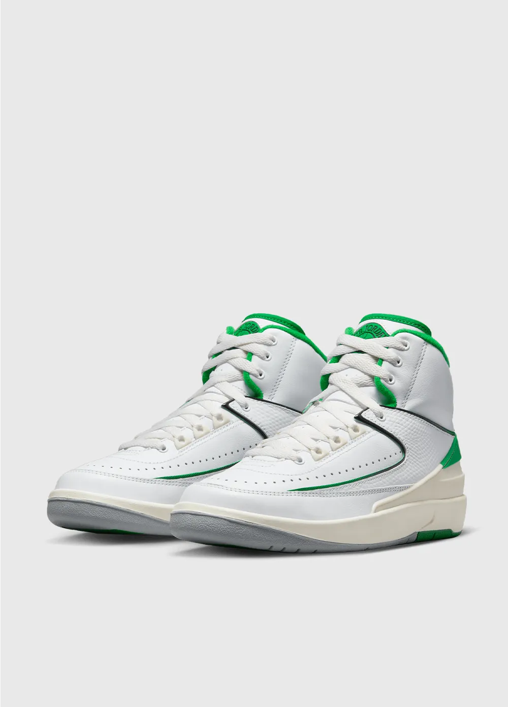 Children's Air Jordan 2 Retro 'Lucky Green' Sneakers