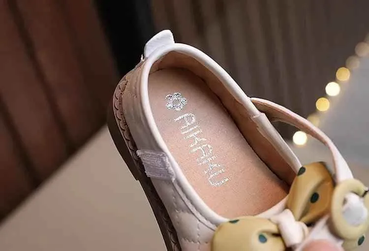 Children's Casual Shoes with Polka Dots and Bows - TSS283