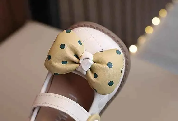Children's Casual Shoes with Polka Dots and Bows - TSS283