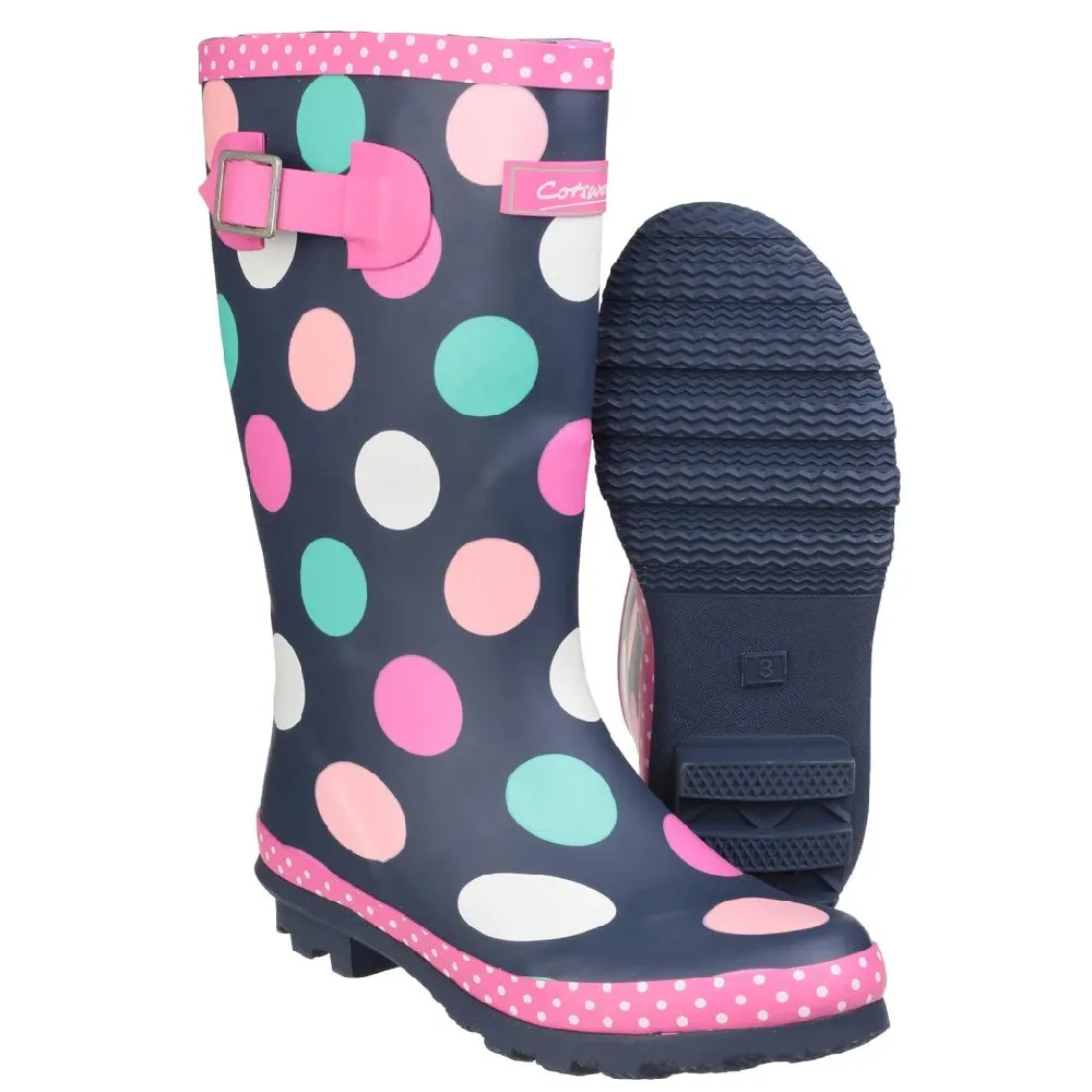 Cotswold Childrens Dotty Pull On Wellingtons