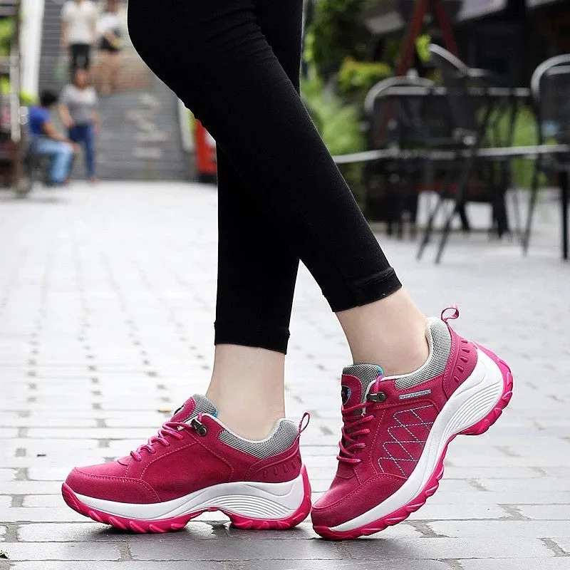 Cuzcare Women Orthopedic Sneakers Outdoor Waterproof Shoes
