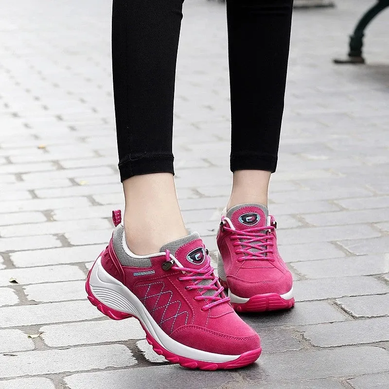 Cuzcare Women Orthopedic Sneakers Outdoor Waterproof Shoes