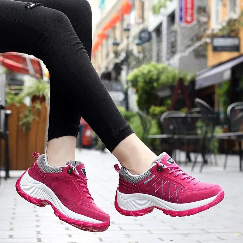 Cuzcare Women Orthopedic Sneakers Outdoor Waterproof Shoes