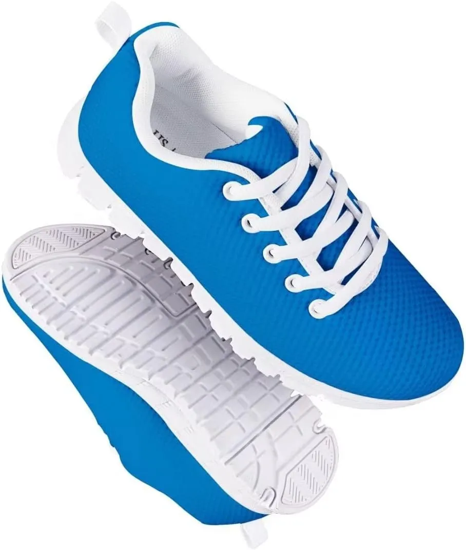Dellukee Girls Shoes Cute Solid Color Polka Dot Running Walking Sports Sneakers