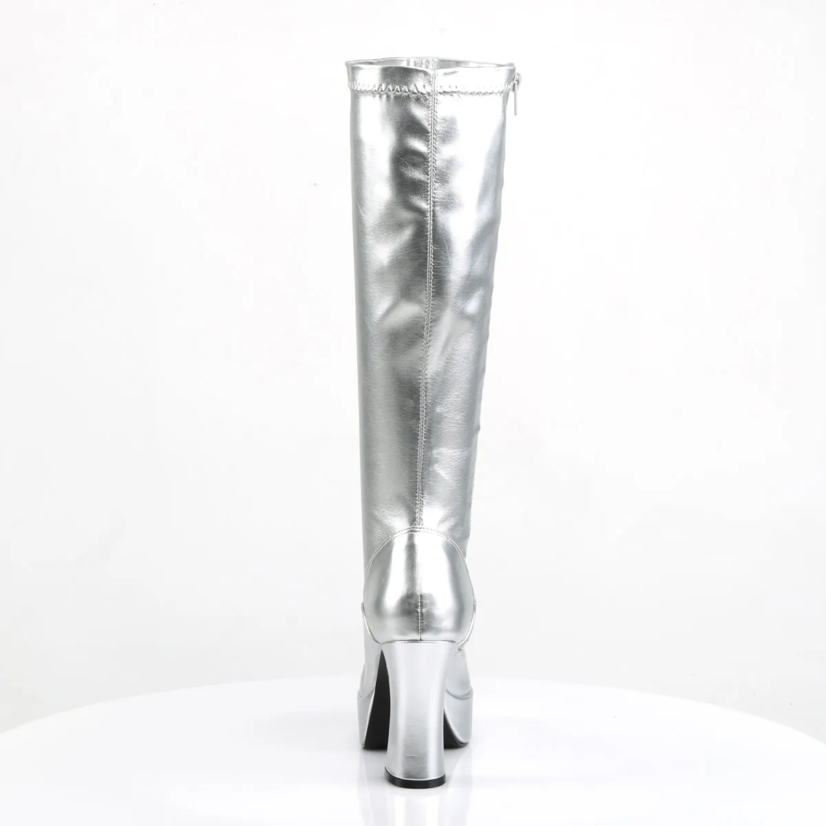 EXOTICA-2000 Funtasma Silver Fancy Dress Women's Boots (Fantasy Footwear)