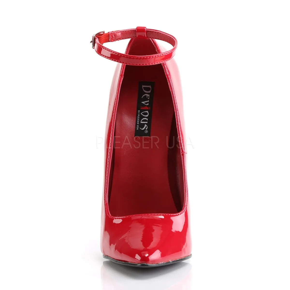 Fetish Shoes with 6-inch Stiletto Heel in Red or Black DAGGER-12