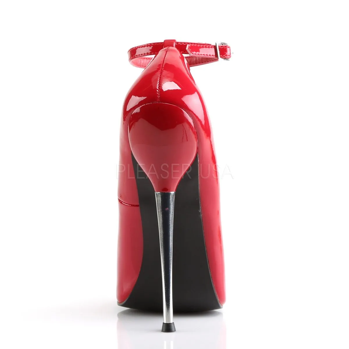 Fetish Shoes with 6-inch Stiletto Heel in Red or Black DAGGER-12
