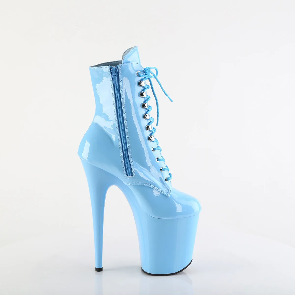 FLAMINGO-1020 Pleaser Baby Blue Patent Sexy Platform Shoes (Pole Dancing Heels)