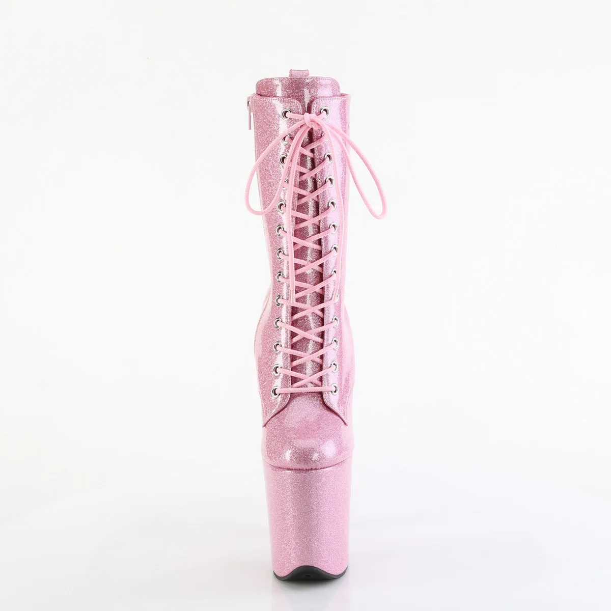 FLAMINGO-1040GP Pleaser Baby Pink Glitter Sexy Platform Shoes (Pole Dancing Heels)