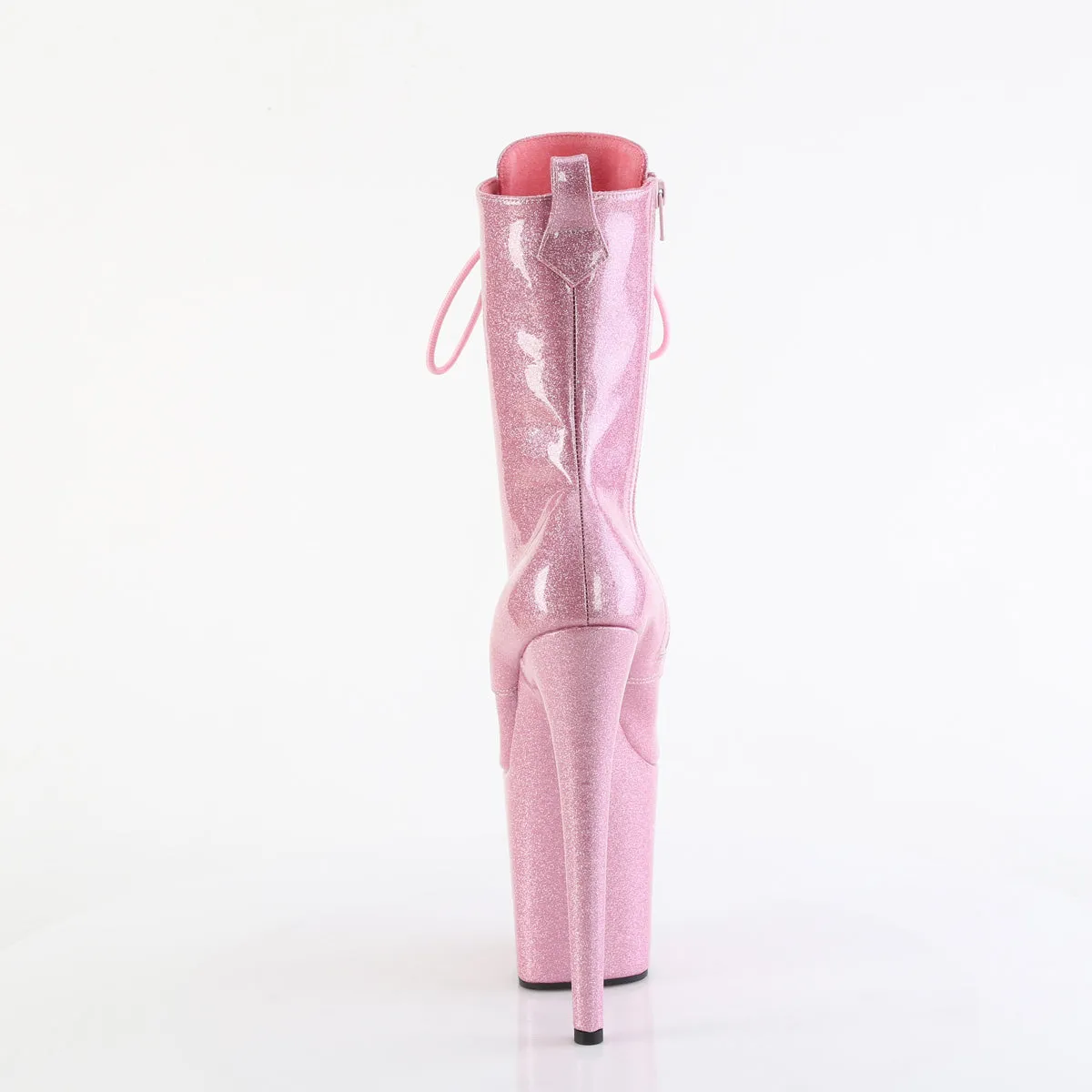 FLAMINGO-1040GP Pleaser Baby Pink Glitter Sexy Platform Shoes (Pole Dancing Heels)