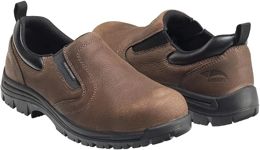 FSI FOOTWEAR SPECIALTIES INTERNATIONAL Men's Foreman Composite Toe Waterproof Slip on Work Shoe