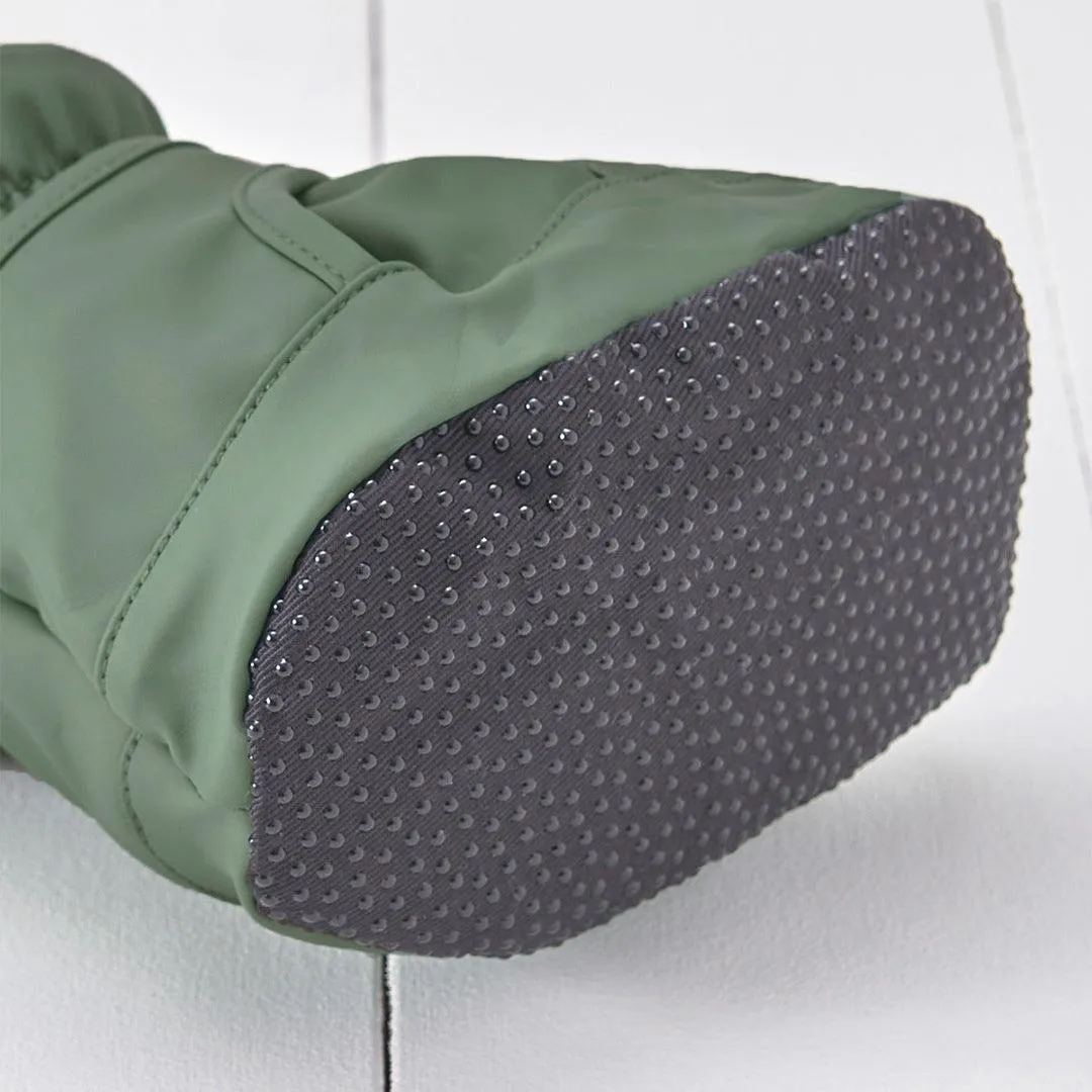 Grass & Air Mini Adventure PU Bootie - Khaki