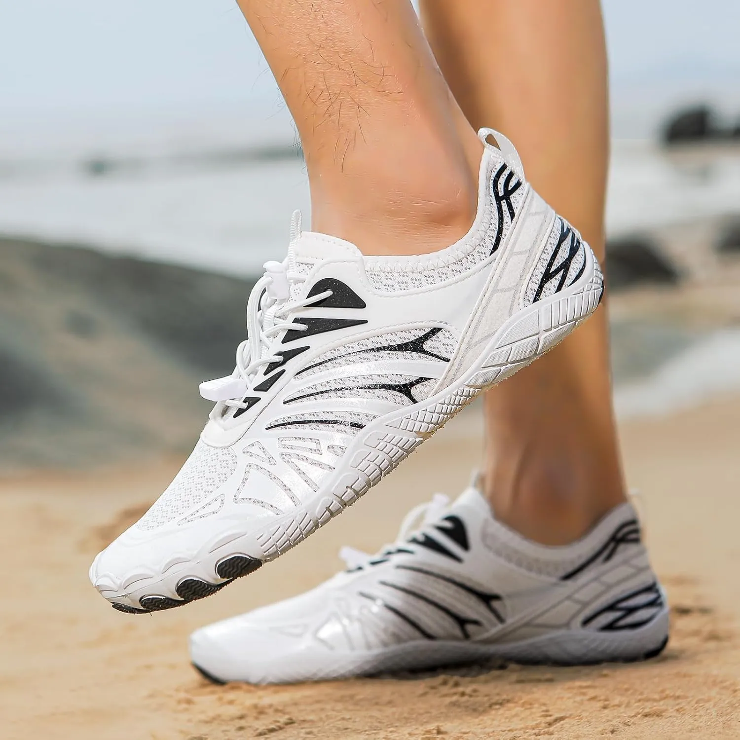 Hiking Footwear Barefoot Womens Shoes Women Healthy Non-Slip Unisex Grounded Footwear for Women with Neuropathy Hike Water Shoes Men Wide Toe Box Sneakers Pro Barefoot Waterproof Breathable