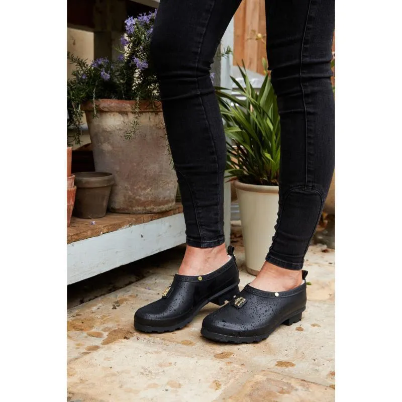 Holland Cooper Ladies Gardening Loafer - Matte Black