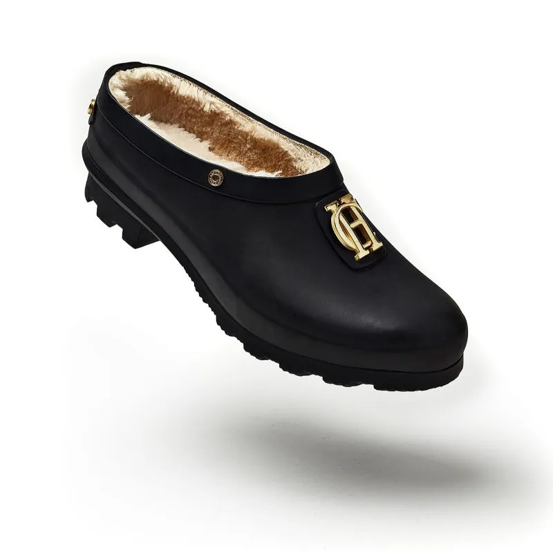 Holland Cooper Ladies Gardening Loafer - Matte Black
