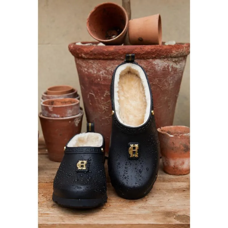 Holland Cooper Ladies Gardening Loafer - Matte Black
