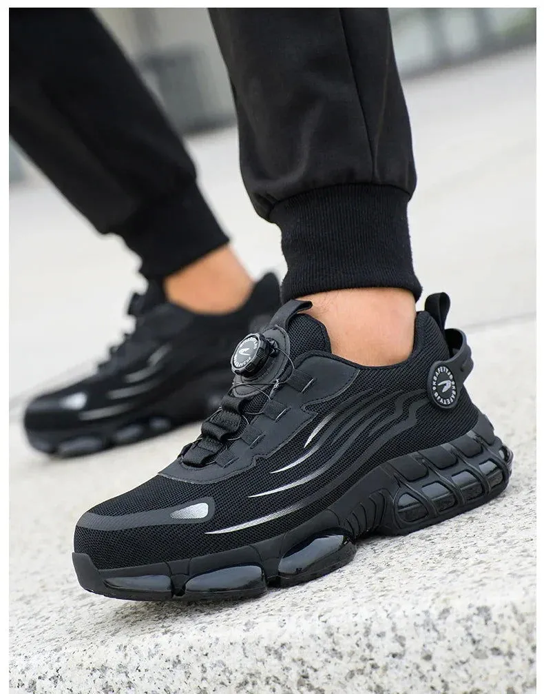 JB Fly Weaving 700 Quick Lace Steel Toe Shoes