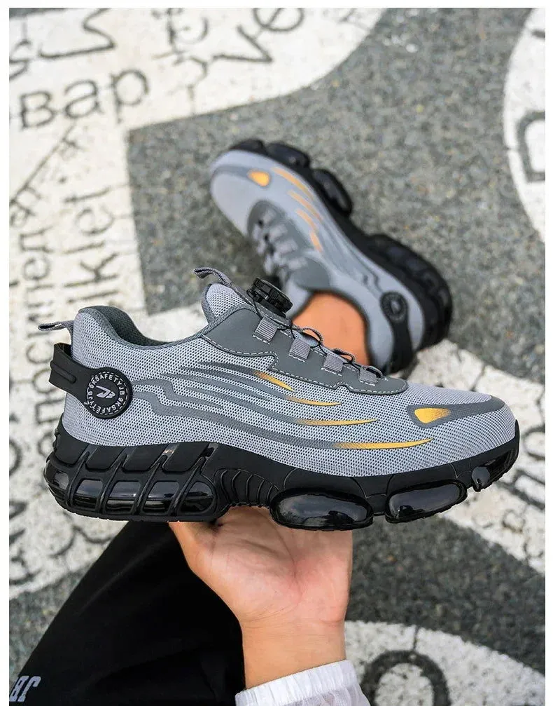 JB Fly Weaving 700 Quick Lace Steel Toe Shoes