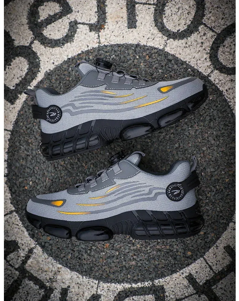 JB Fly Weaving 700 Quick Lace Steel Toe Shoes
