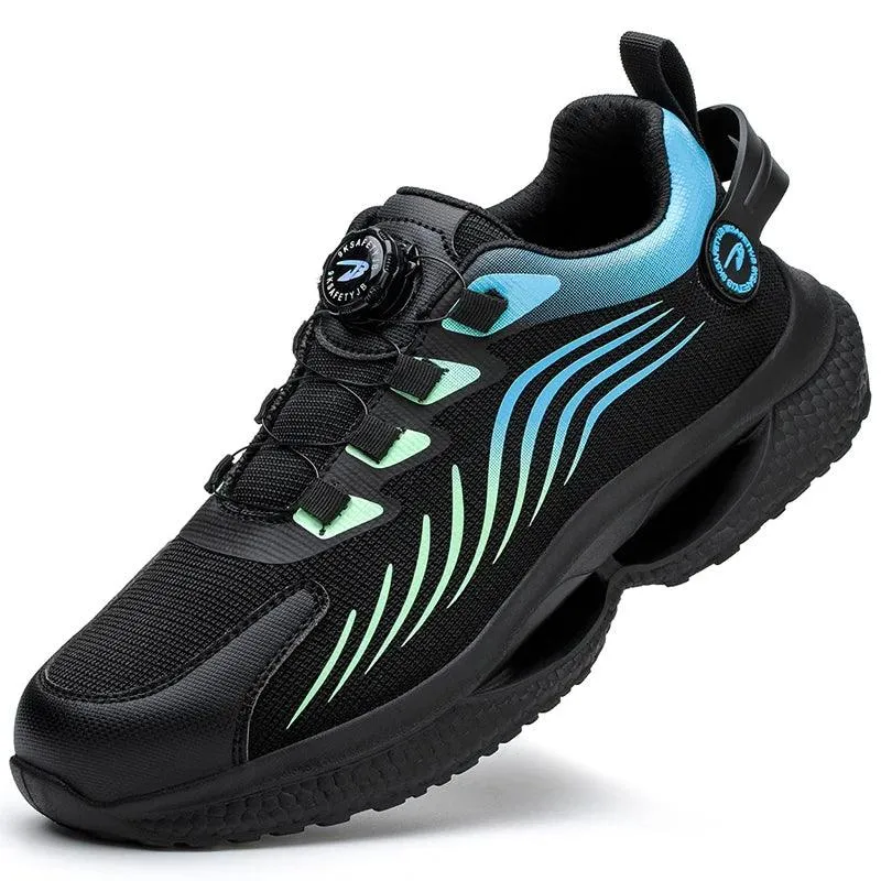 JB Fly Weaving 700 Quick Lace Steel Toe Shoes