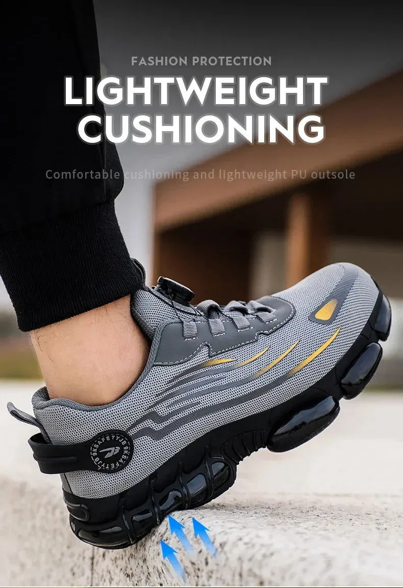 JB Fly Weaving 700 Quick Lace Steel Toe Shoes