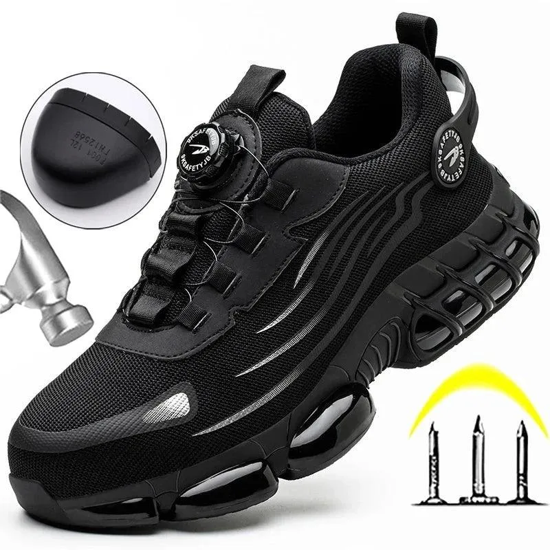 JB Fly Weaving 700 Quick Lace Steel Toe Shoes