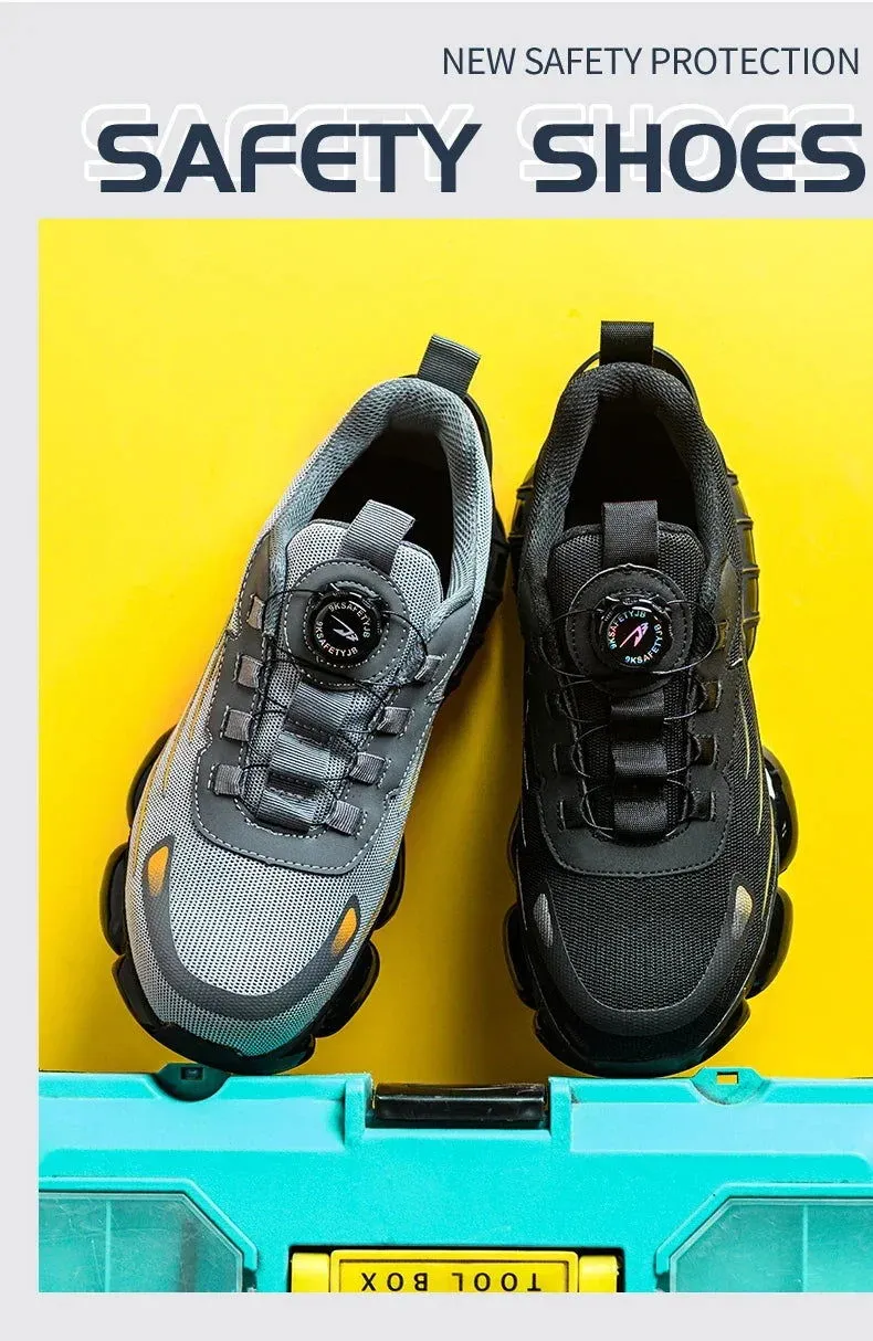 JB Fly Weaving 700 Quick Lace Steel Toe Shoes