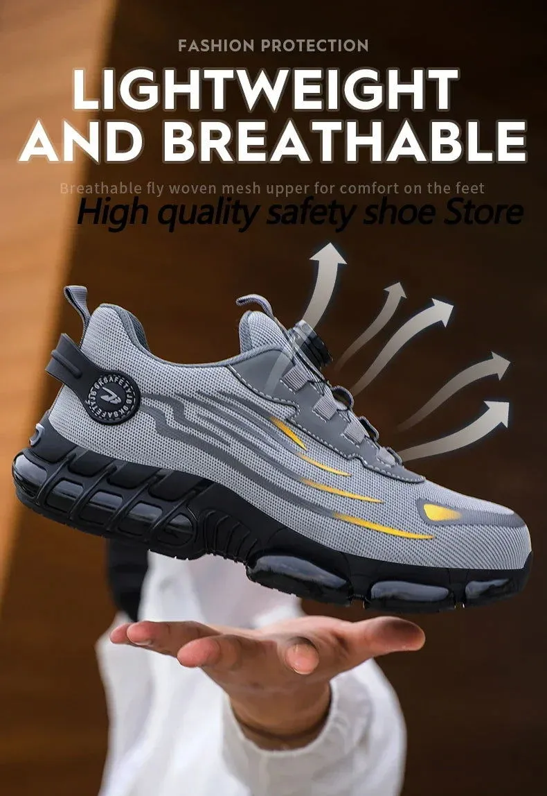 JB Fly Weaving 700 Quick Lace Steel Toe Shoes