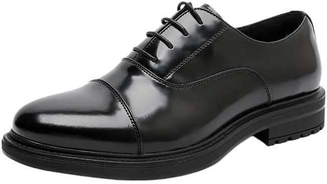 Men's Handmade Leather Classic Lace up Leather Lined Men Breathable Wingtip Brogue Oxfords