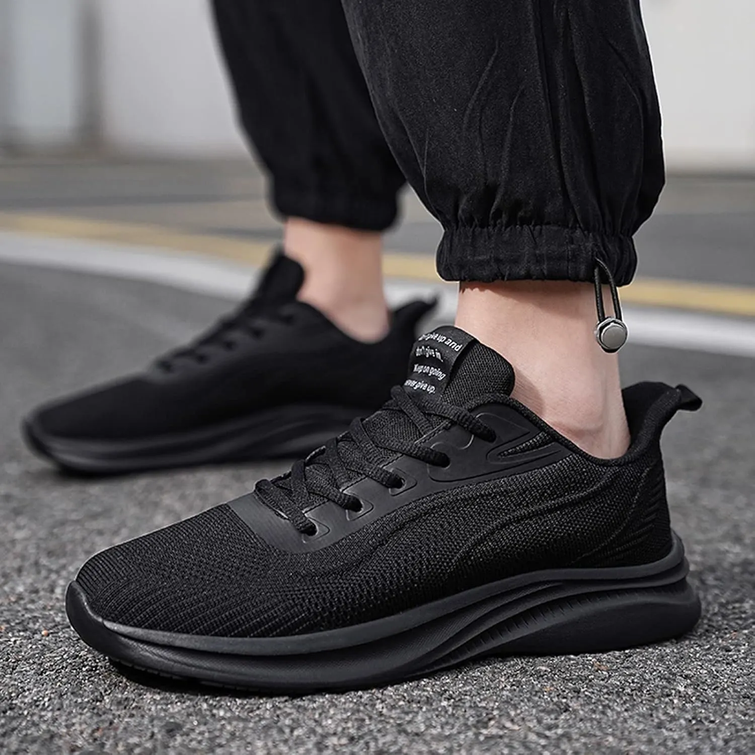 Men's Shoes Large Size Fashion Casual Mesh Breathable Casual Shoes Lace Up Running Shoes Mens Sneaker Boots Men's Fashion Men