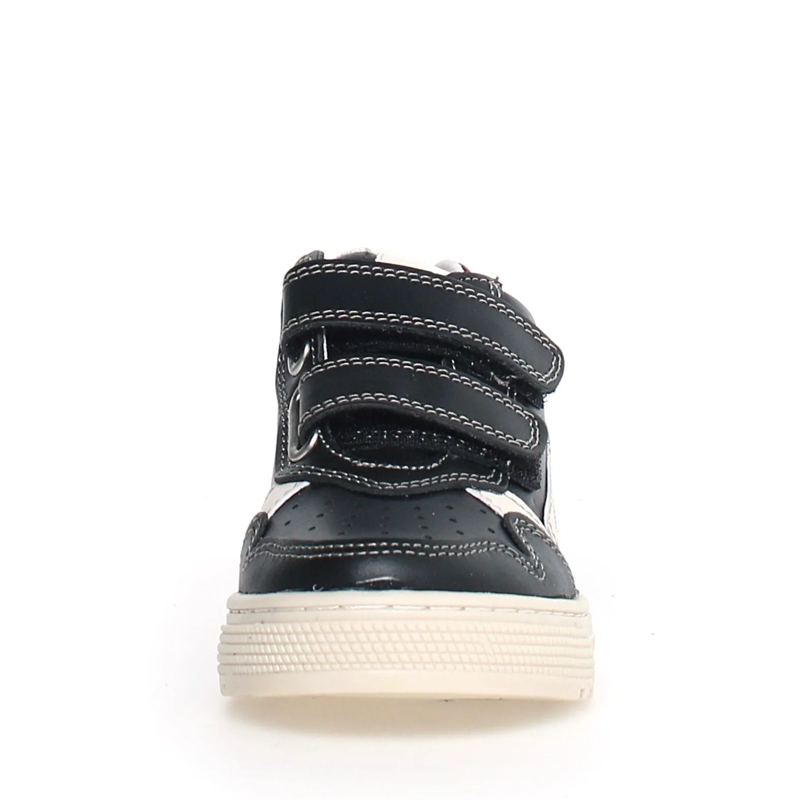 Naturino Girl's & Boy's Ceonia High Vl Calf Sneakers - Black/Milk