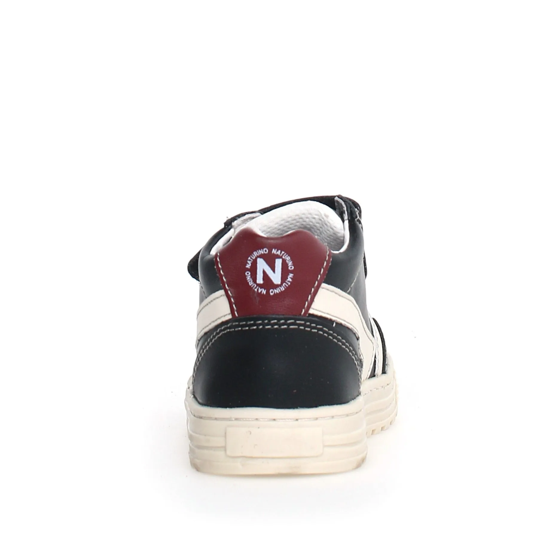 Naturino Girl's & Boy's Ceonia High Vl Calf Sneakers - Black/Milk