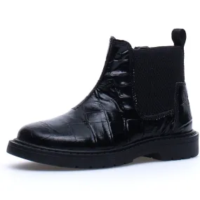 Naturino Girl's & Boy's Wren Cocco Boot Shoes - Black